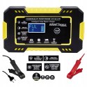 Automatyczny Prostownik Akumulatorowy Ładowarka LCD 12V / 6A Kraft&Dele