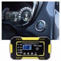 Automatyczny Prostownik Akumulatorowy Ładowarka LCD 12V / 6A Kraft&Dele
