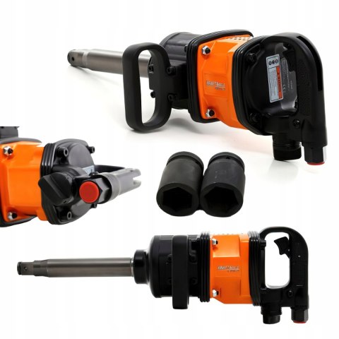 Klucz Pneumatyczny Udarowy TIR 1''cal DUŻA MOC 4800Nm 3900 RPM Kraft&Dele