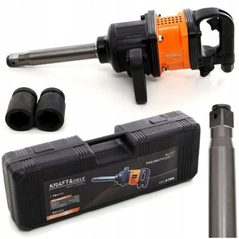Klucz Pneumatyczny Udarowy TIR 1''cal DUŻA MOC 4800Nm 3900 RPM Kraft&Dele
