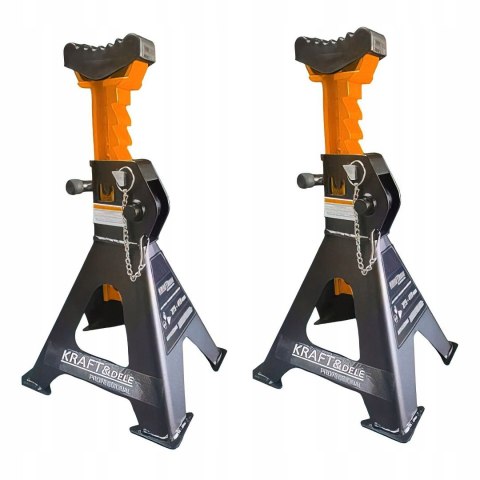 Kobyłki Samochodowe Podstawki Podpory 3 T 2 Sztuki 303-438 mm Kraft&Dele