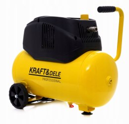Kompresor Bezolejowy Sprężarka Kraft&Dele 24 l 8 bar 1.1KW 230V 3800 RPM