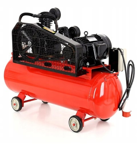 Kompresor Olejowy Sprężarka 100l 8 bar 3 Tłoki 400V 5.6KM/4.1KW Kraft&Dele