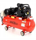 Kompresor Olejowy Sprężarka 100l 8 bar 3 Tłoki 400V 5.6KM/4.1KW Kraft&Dele