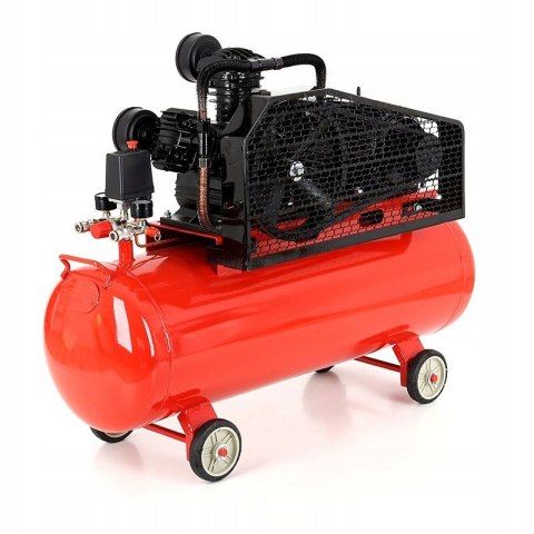 Kompresor Olejowy Sprężarka 100l 8 bar 3 Tłoki 400V 5.6KM/4.1KW Kraft&Dele