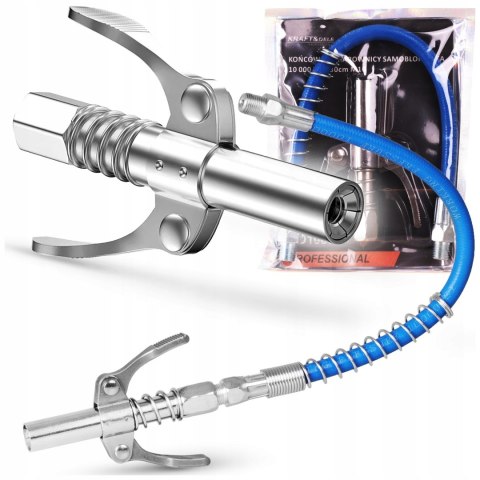 Końcówka Smarownicy M10 do Kalamitek Samoblokująca Nierdzewna Wężyk 30 cm