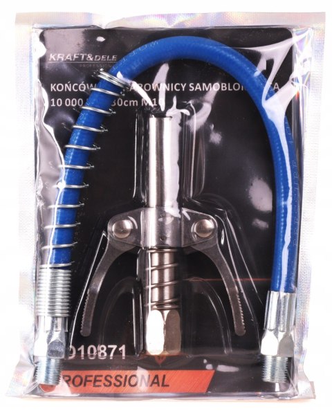 Końcówka Smarownicy M10 do Kalamitek Samoblokująca Nierdzewna Wężyk 30 cm