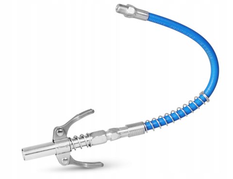 Końcówka Smarownicy M10 do Kalamitek Samoblokująca Nierdzewna Wężyk 30 cm