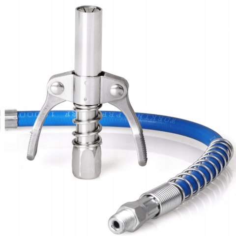 Końcówka Smarownicy M10 do Kalamitek Samoblokująca Nierdzewna Wężyk 30 cm