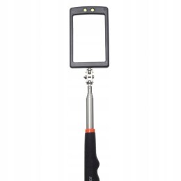 Lusterko inspekcyjne z LED Podświetlane teleskopowe 285-876mm