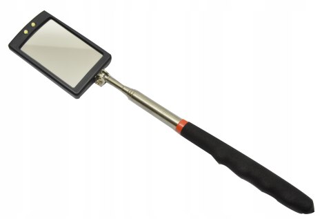 Lusterko inspekcyjne z LED Podświetlane teleskopowe 285-876mm