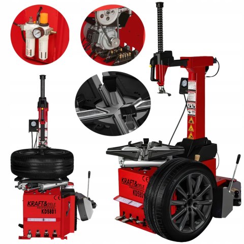 Montażownica Wyważarka do Kół Opon AUTOMAT 400V Kraft&Dele