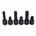 Nasadki Udarowe 1/2" 6 szt. 6-kątne M14 M16 M18 Walizka KRAFT&DELE