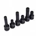 Nasadki Udarowe 1/2" 6 szt. 6-kątne M14 M16 M18 Walizka KRAFT&DELE