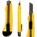 Nóż do tapet łamany 18mm żółty Kraft&dele KD10965