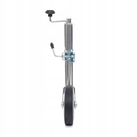 PODNOSZONE KOŁO KÓŁKO PODPOROWE Z OBEJMĄ 150KG LAWETY PRZYCZEPY KRAFT&DELE