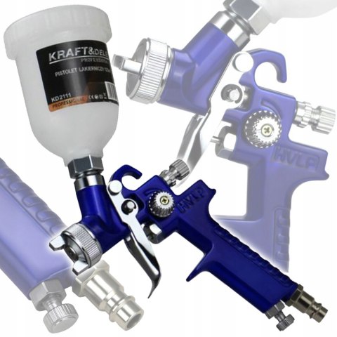 Pistolet Lakierniczy 0,8mm 125 ml HVLP 4 Bar Kraft&Dele