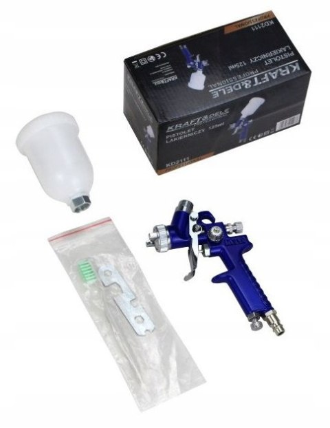Pistolet Lakierniczy 0,8mm 125 ml HVLP 4 Bar Kraft&Dele