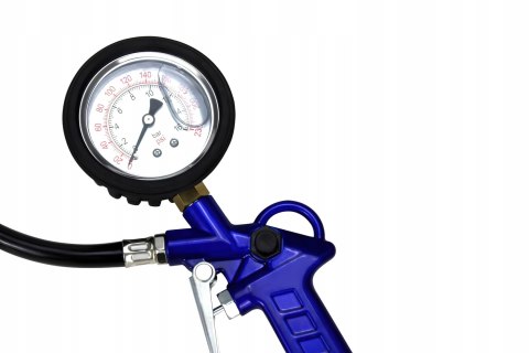 Pistolet do Pompowania Kół Opon Manometr 16 bar 1/4'' KRAFT&DELE