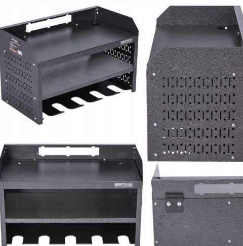 Solidny Organizer na Narzędzia Zawieszany 3 Poziomy 560x305x355 mm