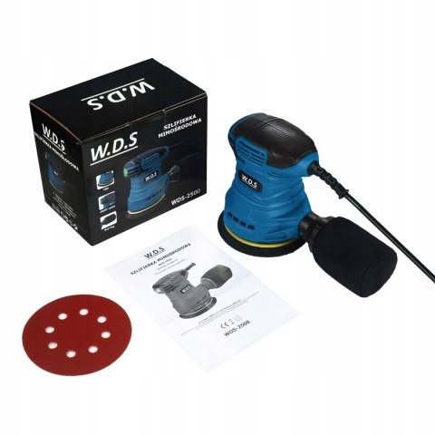 Szlifierka Mimośrodowa Sieciowa 230V 1300W 13.000 RPM 125 mm W.D.S.