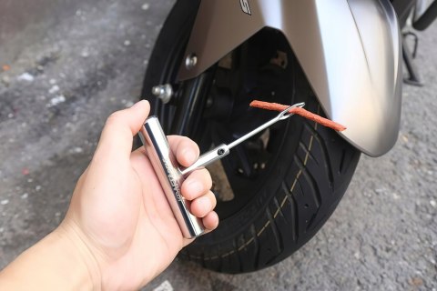 Uniwersalny Zestaw Wulkanizacyjny Naprawczy do Opon 27 Elementów Kraft&Dele