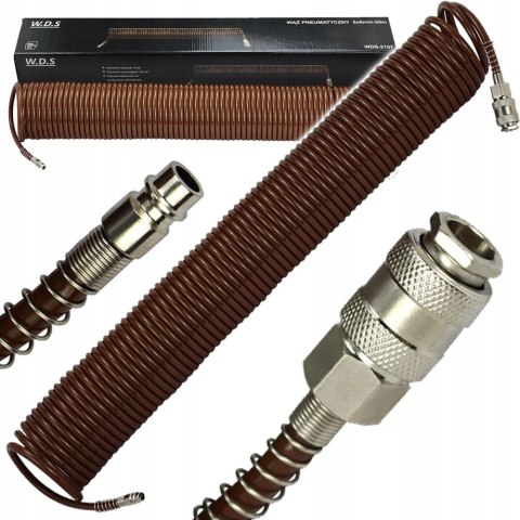 Wąż Spiralny Pneumatyczny do Kompresora 5x8 mm 20 m 8 Bar Kraft&Dele
