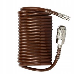 Wąż Spiralny Pneumatyczny do Kompresora 5x8 mm 5 m 8 Bar Kraft&Dele