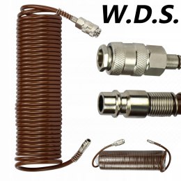 Wąż Spiralny Pneumatyczny do Kompresora 8x12 mm 20 m 8 Bar Kraft&Dele