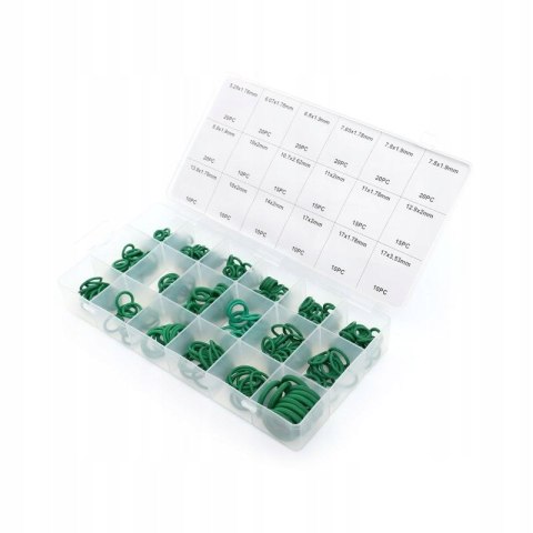 ZESTAW ORINGÓW USZCZELEK OLEJOODPORNYCH 270 ELEMENTÓW KD10506