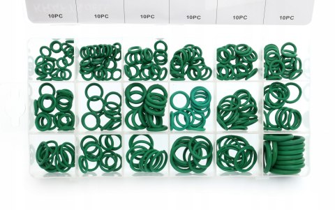 ZESTAW ORINGÓW USZCZELEK OLEJOODPORNYCH 270 ELEMENTÓW KD10506