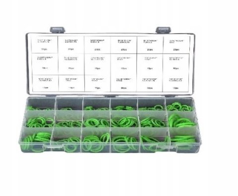 ZESTAW ORINGÓW USZCZELEK OLEJOODPORNYCH 270 ELEMENTÓW KD10506