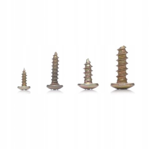 ZESTAW WKRĘTÓW PODKŁADEK DO KAROSERII ZDERZAKA 170 SZT KRAFT&DELE