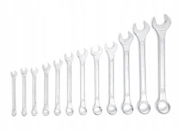 Zestaw Klucze 2 Stronne Płasko Oczkowe Kraft&Dele 12 Elementów 6-22 mm