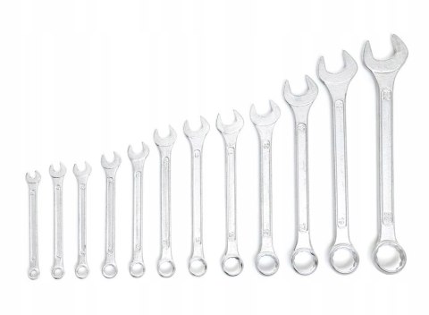 Zestaw Klucze 2 Stronne Płasko Oczkowe Kraft&Dele 12 Elementów 6-22 mm