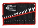 Zestaw Klucze 2 Stronne Płasko Oczkowe Kraft&Dele 12 Elementów 6-22 mm