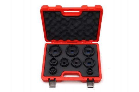 Zestaw Kluczy Nasadek Nakrętek Rowkowych Wieńcowych Sworzni KM4-KM12