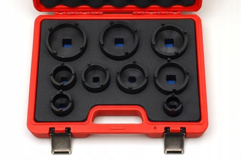 Zestaw Kluczy Nasadek Nakrętek Rowkowych Wieńcowych Sworzni KM4-KM12