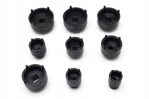 Zestaw Kluczy Nasadek Nakrętek Rowkowych Wieńcowych Sworzni KM4-KM12