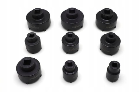 Zestaw Kluczy Nasadek Nakrętek Rowkowych Wieńcowych Sworzni KM4-KM12