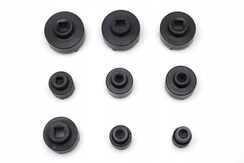 Zestaw Kluczy Nasadek Nakrętek Rowkowych Wieńcowych Sworzni KM4-KM12