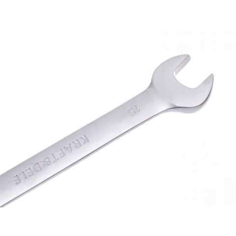 Zestaw Kluczy Płasko-Oczkowych z Grzechotką Łamaną 12 Elementów 8-19 mm