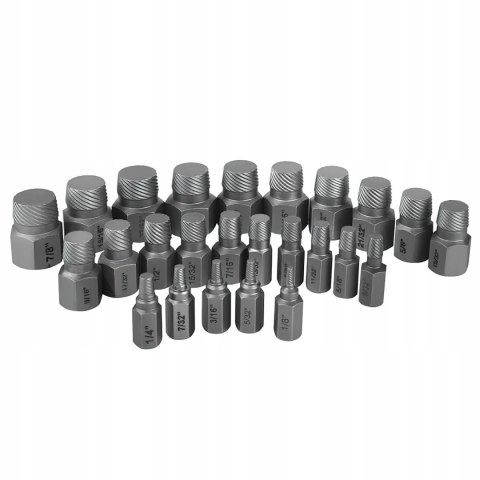 Zestaw Urwanych Zerwanych Ukręconych Złamanych Śrub 25 Sztuk Kraft&Dele