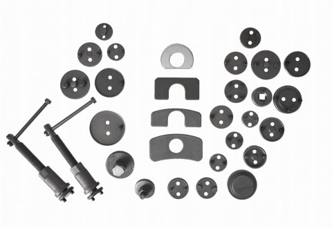 Zestaw do Wyciskania Tłoczków Hamulcowych 35 Elementów Kraft&Dele