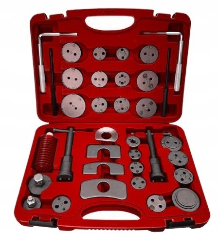 Zestaw do Wyciskania Tłoczków Hamulcowych 35 Elementów Kraft&Dele