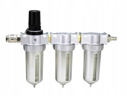 Filtr Powietrza Odwadniacz Lakierniczy Reduktor Manometr 1/2'' Kraft&dele