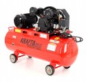 KOMPRESOR 100L 2 TŁOKI NAPĘD PASEK SPREŻARKA 400V
