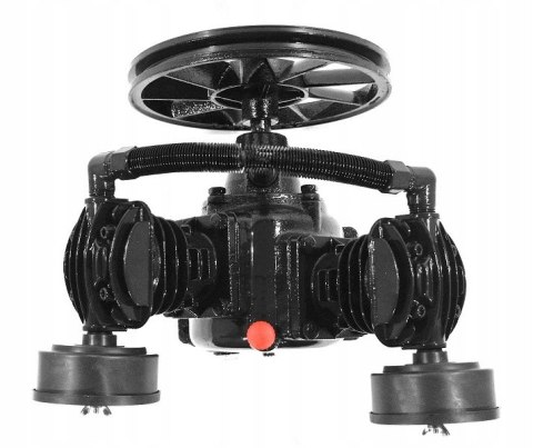 KOMPRESOR POMPA POWIETRZA SPRĘŻARKA DWUTŁOKOWA 8 BAR 600L/MIN