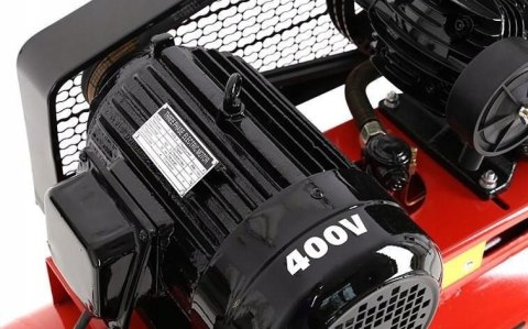 KOMPRESOR POWIETRZA 100L 3 TŁOKI 8 BAR SEPARATOR SPREŻARKA OLEJOWY 400V