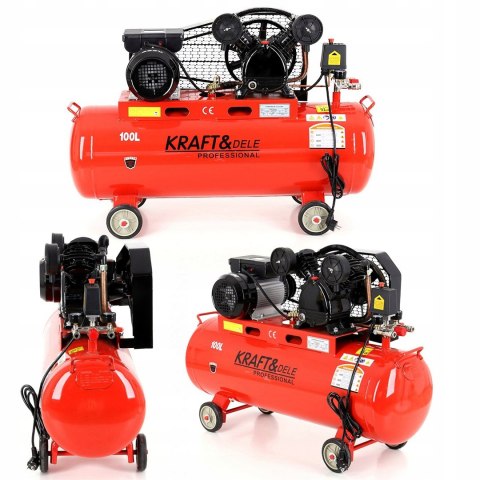 Kompresor Olejowy Kraft&Dele KD402 100 L 230V 8 bar